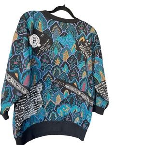 Bacio Vintage Shoulders pads Sweater Size M